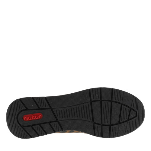 Thumbnail Baskets running léopard à talon plat avec des lacets et un zip latéral - Image 6