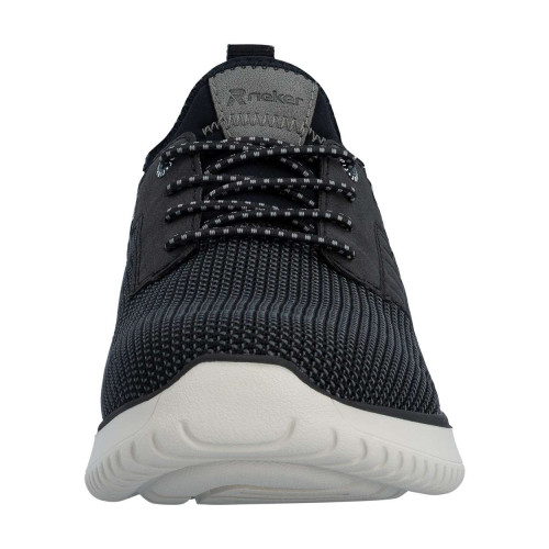 Thumbnail Sneakers noires à talon plat avec une languette d'aisance à l'arrière - Image 7