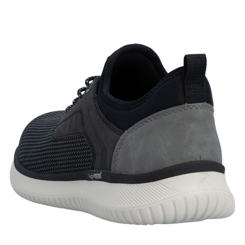 Thumbnail Sneakers noires à talon plat avec une languette d'aisance à l'arrière - Image 9