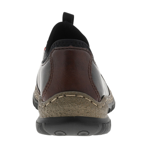Thumbnail Sneakers marron avec un talon plat et munies d'une fermeture slip-on - Image 4