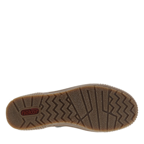 Thumbnail Bottines kaki à talon plat et à lacets et zip latéral avec oeillets colorés - Image 6