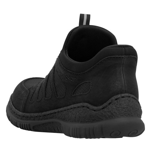 Thumbnail Sneakers noires à talon plat pourvues d'une fermeture élastiquée - Image 4
