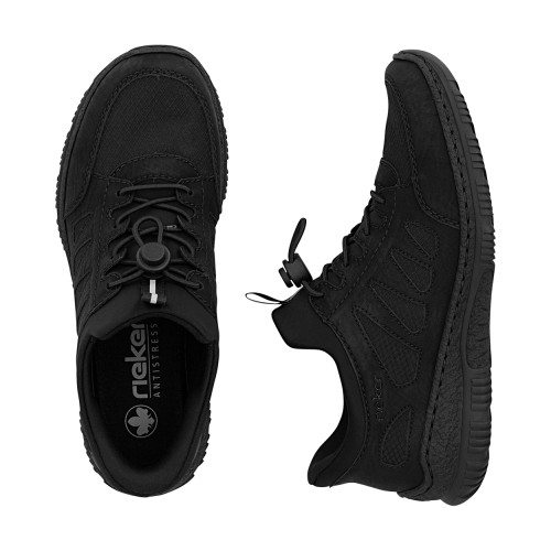 Thumbnail Sneakers noires à talon plat pourvues d'une fermeture élastiquée - Image 8