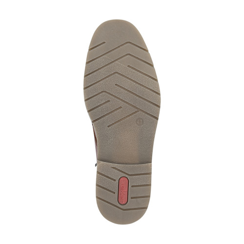 Thumbnail Derbies en cuir cognac pourvues d'une semelle à talon plat et de lacets - Image 6