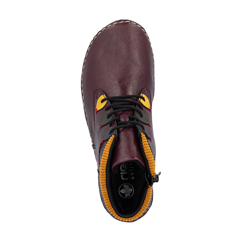Thumbnail Sneakers violettes à talon plat pourvues de lacets et d'un zip latéral - Image 5