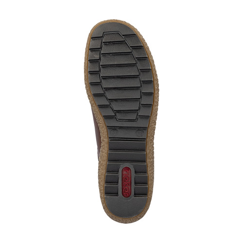 Thumbnail Sneakers en cuir cognac à talon plat pourvues d'une fermeture slip-on - Image 6