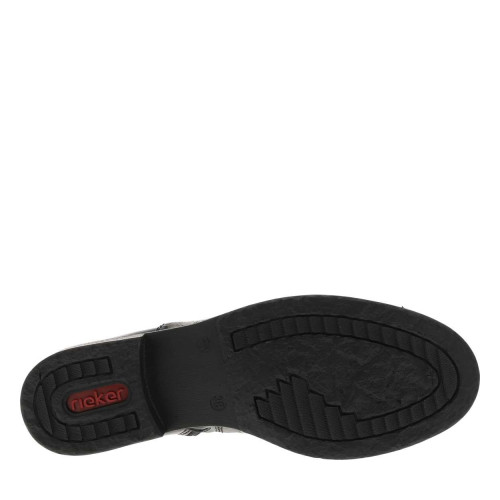 Thumbnail Boots en cuir bronze à talon décroché bas avec un zip et un soufflet élastiqué - Image 6