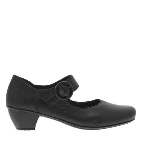Escarpins en cuir noirs...