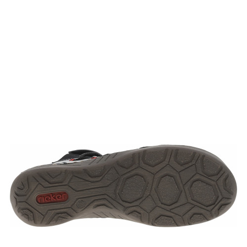 Thumbnail Boots bleu marine à talon plat avec une fermeture zippée et soufflet élastiqué - Image 6