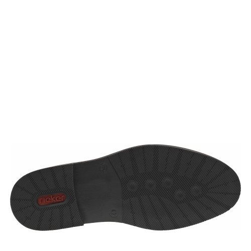 Thumbnail Derbies en cuir noir à talon décroché bas et à lacets ronds noirs - Image 6