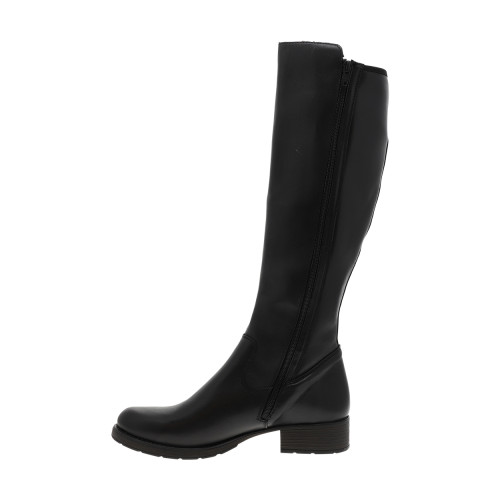 Thumbnail Bottes noires à talon décroché bas avec doublure en feutrine chaude - Image 3