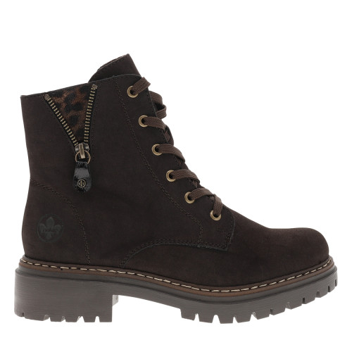 Bottines marron à talon...