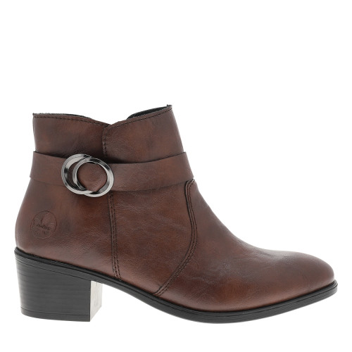 Boots marron à talon...