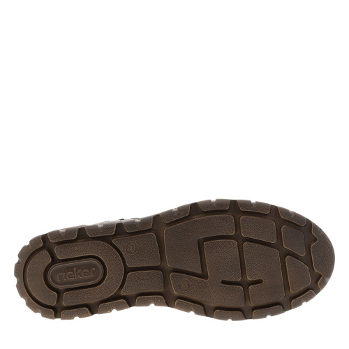Thumbnail Boots en cuir violettes à talon compensé bas avec un zip et petit soufflet - Image 6